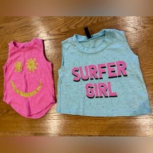 Chaser & Pixielane Tank Bundle Pink & Blue 2T & 18-24 LIKE NEW